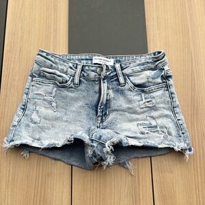 Flying Monkey Blue Jean Shorts Distressed Vintage Style